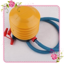 厂家供应气球脚踏打气筒气压气筒打气筒脚踩回料黑底气筒