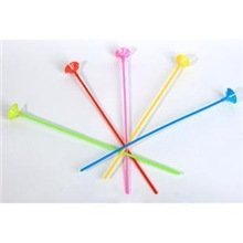 厂家直销气球配件珠光气球杆子气球托杯加长加厚27cm