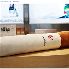 厂家批发创意禁烟时尚抱枕圆柱抱枕靠垫个性搞怪礼品特别新奇