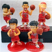 做工精致红衣樱木/明星队灌篮高手底板手办公仔模型PVC玩偶批发