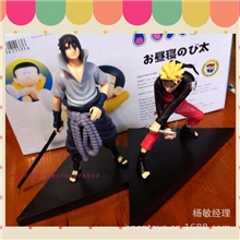 超值火影忍者手办模型批发16CM佐助+鸣人2款大公仔人偶广州批发