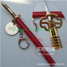 海贼王剑扣批发带鞘刀扣索隆红色鬼彻动漫影视五金刀剑模型摆件