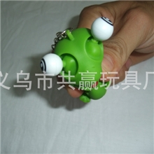 厂家直销挤眼青蛙，爆眼玩具，搪胶玩具