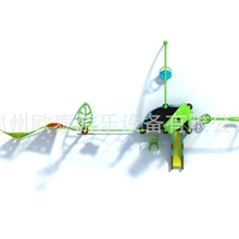 儿童户外游乐设施攀爬网秋千组合滑梯