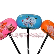 厂家直销，硬柄充气千吨锤，印花锤，PVC1000Ton锤子,大号彩锤