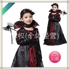 儿童演出服装舞台表演服女童舞会派对晚礼服美丽皇后服装