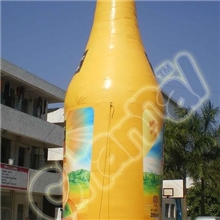 供应果粒橙企业定做充气模型，充气模型，充气仿真模型