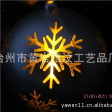 LDE圣诞球发光圣诞球圣诞球灯球LED圣诞灯球塑料电镀球