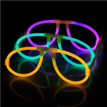 荧光棒饰品,party专用萤光眼镜，自己组装的发光眼镜,DIY发光眼镜