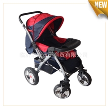 供应高景观婴儿手推车童车双向超大儿童手推车轻便可折叠平躺