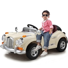 【贝瑞佳】儿童电动车童车四轮遥控双驱可坐宝宝老爷玩具车批发