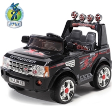 贝瑞佳双驱路虎儿童电动车遥控电动汽车宝宝电瓶车四轮儿童车可坐