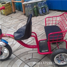 新款双人儿童三轮车童车