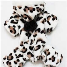 2012新款宠物四腿衣秋冬装棕色豹纹，厂家批发