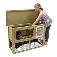 好利发木制兔笼养殖木质兔笼户外宠物笼、宠物屋