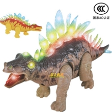 供应新款电动恐龙玩具灯光音乐电动玩具6638新奇益智玩具