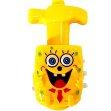 海绵宝宝陀螺发光玩具发光音乐七彩夜光陀螺儿童玩具批发