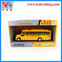 铠胜隆1003音乐灯光惯性校巴校车玩具可开门惯性电动玩具车