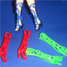 供应批发芭比娃娃跳舞鞋子玩具鞋子塑料鞋子