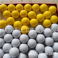 厂家直销PU高尔夫练习球，可加印LOGO