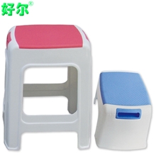 【好尔】黄岩和兴厂家直销新款高47CM双色防滑磨砂提手方凳特