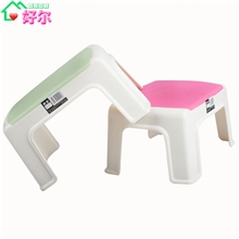 【好尔】加厚双色多彩儿童小凳子塑料板凳换鞋凳浴室防滑厂家直销