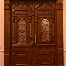 供应优质高档户外实木门---DH-203