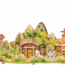 【三只小猪】厂家供应立体拼图批发益智玩具DIY拼图