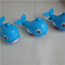 泓智528喷水小海豚水陆两用拉线玩具婴幼儿玩具