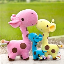 生日礼物毛绒公仔填充长颈鹿娃娃一件代发货地摊玩具