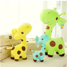 明星李宇春同款长颈鹿25cm梅花鹿毛绒填充玩具