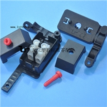 厂家直销012二位双绝缘端子台接线盒黑色附接线柱龙三塑胶标准厂