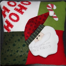 深圳工厂定做毛绒圣诞抱枕（可加企业LOGO织唛、洗水标、吊牌）