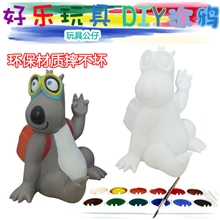 石膏存钱罐批发diy涂鸦彩绘陶瓷白模石膏彩绘公仔hl-30