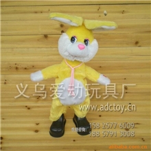 批发供应摇头兔子电动毛绒玩具，毛绒玩具礼品促销玩具