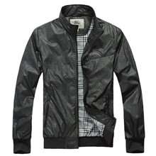 2013秋季外贸原单男装夹克衫立领格子韩版男士外套批发一件代发