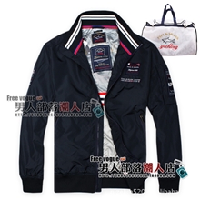 2013秋款paulshark鲨鱼男装时尚潮流顶级男士夹克精美刺绣外套