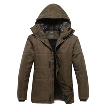 批发战地吉普棉衣2013冬季保暖男棉衣可脱帽男装棉衣一件代发