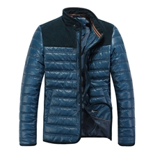 2013冬款男休闲棉衣男士立领加厚棉服男装时尚拼色棉衣