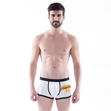 卡通男内裤批发提供功夫熊猫男士平脚内裤亲肤透气舒适男士内裤