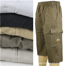 男士休闲七分裤七分裤男休闲韩版中裤分运动七分裤男款