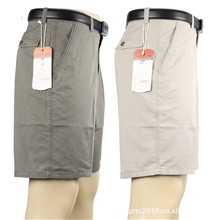 中老年西装短裤中年男士休闲短裤高档纯棉免烫短裤加肥短裤