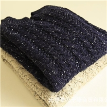 秋冬新品日系文艺宽松高端圆领加厚棒针中长款针织毛衣外套