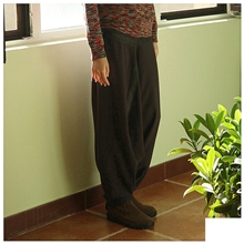 2013春秋冬立体剪裁个性文艺大裆裤2色