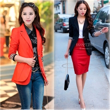 2013秋季女装新款韩版糖果色波点袖收腰修身小西装外套西服