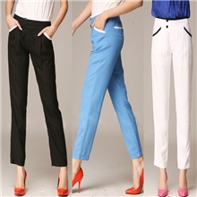免费服装服饰代理加盟一件代发休闲长裤大牌大码真丝精品女装女裤