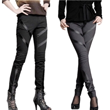 外贸原单铅笔裤长裤秋冬裤新款显瘦大码欧美小脚高档打底女裤批发