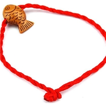 时尚可爱小手链小饰品金鱼红绳手链铃铛手链