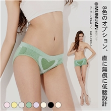 厂家直销MUMUAIN少女内裤高档舒适爱心无痕平角三角内裤8色