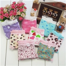 秒杀外贸纯棉女士内裤批发梦彩婷卡通可爱女式内裤05#